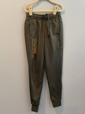 Under Armour Boys Pants - Army Green - YXS (Ages 6/7) - Like New!!
